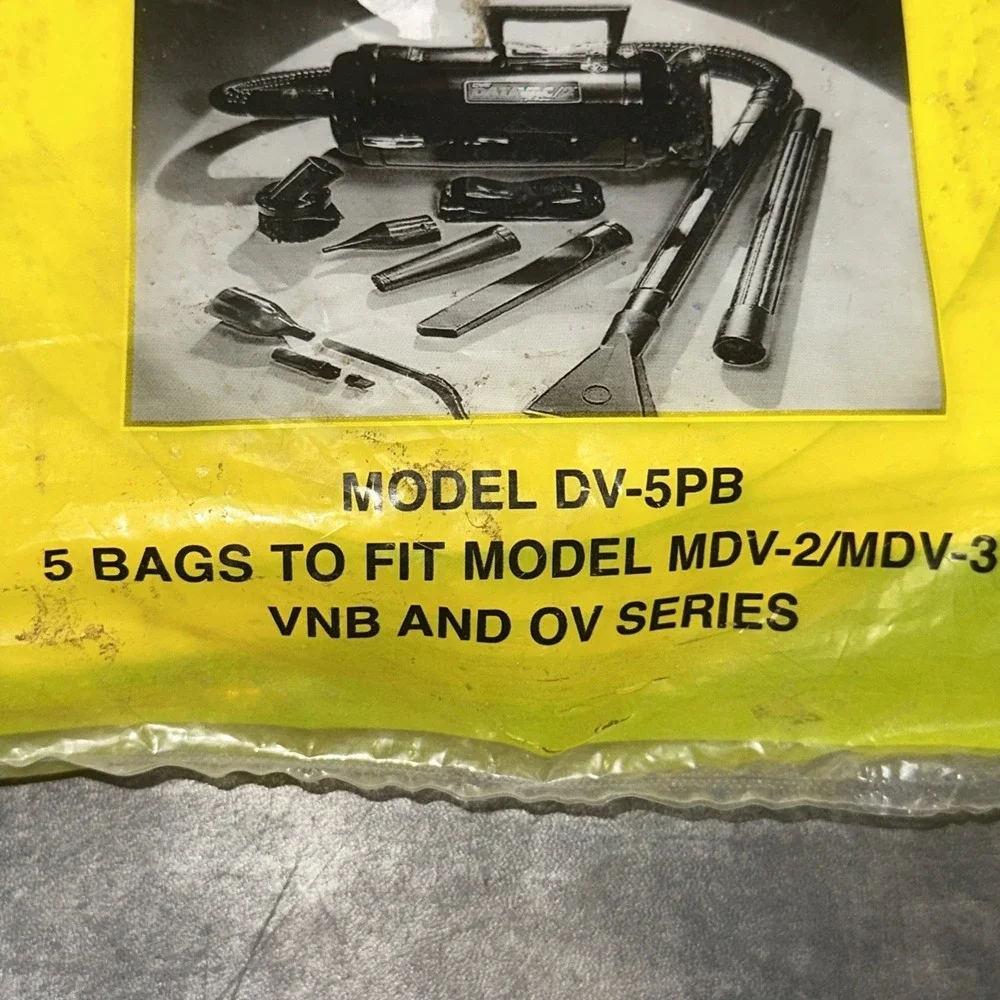 DataVac Disposable Bags‎ for Pro Cleaning Systems 5/Pack DV5PBRP